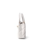 White Aged Calfskin Nano Kelly Mini Shopper - Image 6