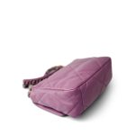 20B Purple Goatskin Quilted 19 Flap Small Mixed Hardware - Image 11