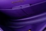 22A Purple Caviar Quilted Small Classic Flap Light Gold Hardware - Image 3