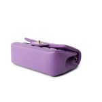 22s Purple Lambskin Quilted Mini Rectangular Single Flap - Image 12