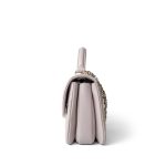 21B Lilac Lambskin Quilted Trendy CC Small Light Gold Hardware - Image 3