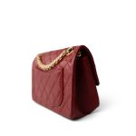 19A Red Aged Calfskin Quilted Mini Reissue Flap - Image 6