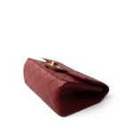 19A Red Aged Calfskin Quilted Mini Reissue Flap - Image 8