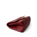 19A Red Aged Calfskin Quilted Mini Reissue Flap - Image 10