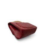 19A Red Aged Calfskin Quilted Mini Reissue Flap - Image 9