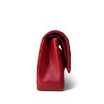 21S Iridescent Red Classic Flap Medium Light Gold Hardware - Image 8