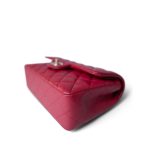 Red Caviar Quilted Classic Flap Small Light Gold Hardware - Image 5