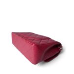 Red Caviar Quilted Classic Flap Small Light Gold Hardware - Image 9
