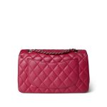Red Caviar Quilted Classic Flap Small Light Gold Hardware - Image 3