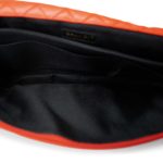 Red Grained Calfskin XXL Travel Flap Bag Light Gold Hardware - Image 12