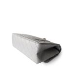 Grey Aged Calfskin Quilted Reissue 225 Flap Antique Gold Hardware - Image 11