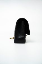 (Rev) Medium Black Caviar Quilted Classic Flap Gold Hardware - Image 3