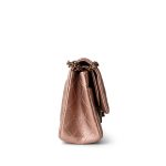 2.55 Rose Gold Grained Calfskin Quilted Medium Double Flap - Image 8