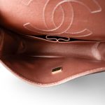 2.55 Rose Gold Grained Calfskin Quilted Medium Double Flap - Image 14