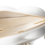 22S White Lambskin Quilted Large Heart Bag Light Gold Hardware - Image 8
