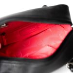 Black Calfskin Quilted Small Cambon Bowler Silver Hardware (Pink Interior) - Image 19