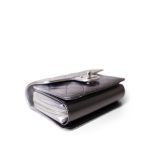 Like a Wallet Flap Bag Gradient Quilted Metallic Lambskin Silver Hardware - Image 8
