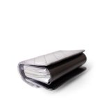 Like a Wallet Flap Bag Gradient Quilted Metallic Lambskin Silver Hardware - Image 9