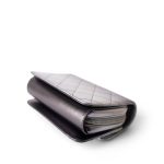 Like a Wallet Flap Bag Gradient Quilted Metallic Lambskin Silver Hardware - Image 10