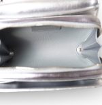 Like a Wallet Flap Bag Gradient Quilted Metallic Lambskin Silver Hardware - Image 11
