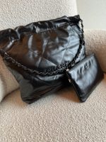 So Black Calfskin Quilted Drawstring 22 Bag small Black Hardware - Image 13