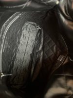 So Black Calfskin Quilted Drawstring 22 Bag small Black Hardware - Image 12