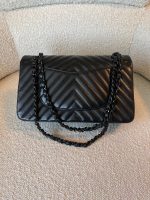 So Black Lambskin Chevron Medium Classic Flap - Image 3