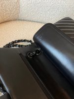So Black Lambskin Chevron Medium Classic Flap - Image 9