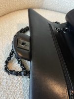 So Black Lambskin Chevron Medium Classic Flap - Image 10