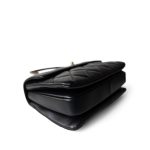 Trendy CC Black Lambskin Quilted Small Light Gold Hardware - Image 4