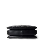 Trendy CC Black Lambskin Quilted Small Light Gold Hardware - Image 12