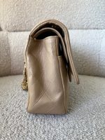 Vintage Beige Lambskin Quilted Classic Flap Medium GHW - Image 2