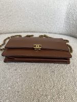 Vintage Brown Caviar Wallet On Chain AGHW - Image 6