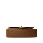 Vintage Gold Lambskin Quilted Classic Flap Medium Gold Hardware - Image 12