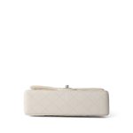 21B Ivory Caviar Quilted Classic Flap Small Light Gold Hardware - Image 8