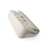 21B Ivory Caviar Quilted Classic Flap Small Light Gold Hardware - Image 6
