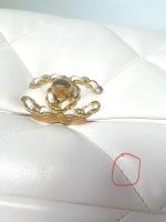 21p White 19 Lambskin Quilted 19 Flap Small - Image 17