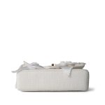 22C White Tweed Classic Flap Medium - Image 6