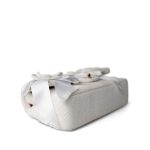 22C White Tweed Classic Flap Medium - Image 9