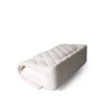 21S White Caviar Quilted Classic Flap Small Light Gold Hardware - Image 11