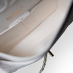 21S White Caviar Quilted Classic Flap Small Light Gold Hardware - Image 17