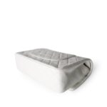 Vintage White Lambskin Quilted Classic Flap Medium Gold Hardware - Image 15