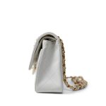 Vintage White Lambskin Quilted Classic Flap Small Gold Hardware - Image 2