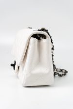 White Lambskin Quilted Mini Square Single Flap - Image 21
