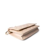 12P Pearly Beige Caviar Quilted Wallet on Chain WOC - Image 3