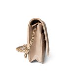 12P Pearly Beige Caviar Quilted Wallet on Chain WOC - Image 6