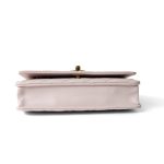 21B Light Purple Lambskin Quilted Trendy CC Wallet on Chain WOC - Image 5