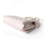 21B Light Purple Lambskin Quilted Trendy CC Wallet on Chain WOC - Image 6
