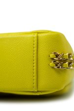 23C Neon Yellow Caviar Quilted Coco You Mini Flap Bag Light Gold Hardware - Image 11