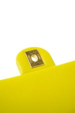 23C Neon Yellow Caviar Quilted Coco You Mini Flap Bag Light Gold Hardware - Image 14